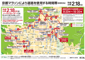 2018年京都マラソン交通規制