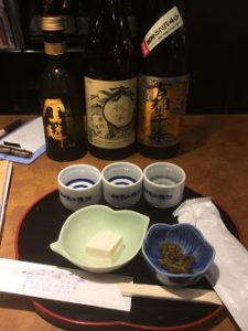 油長の試飲